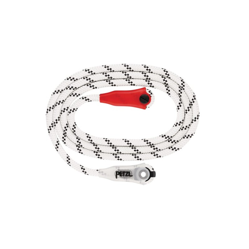 Corde pour longe grillon corde 1 pièce(s) 2 m entre 1 et 2,5 m corde pour longe grillon blanc/jaune 2m - petzl distribution