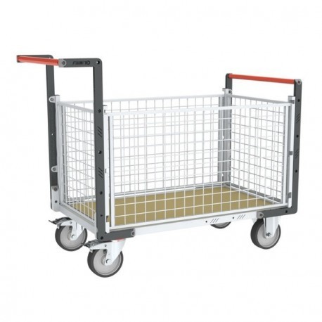 Chariot modulaire grillagé