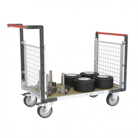Chariot modulaire grillagé