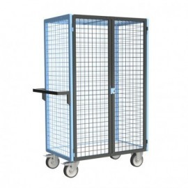 Servante grillagée 4 côtés verrouillable 965 x 560 x 1460 mm