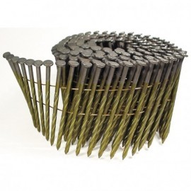 Pointe carré torsadée tête plate 16° Ø2,8x90 mm