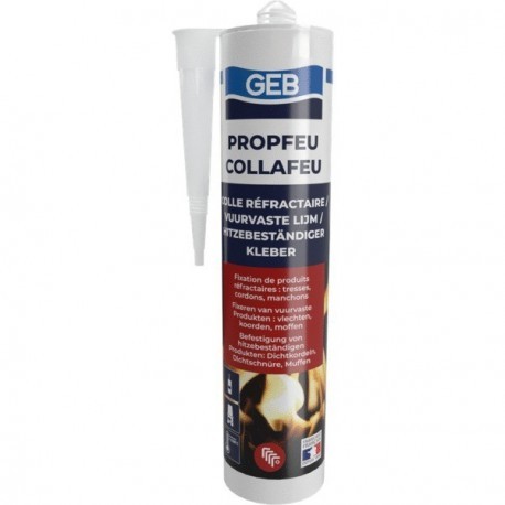 Mastic-colle réfractaire - COLLAFEU