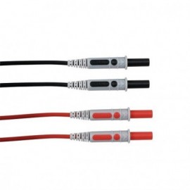 Cordon de mesure silicone RD/BK