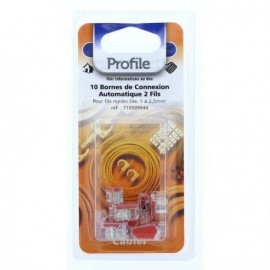 Borne automatique fils rigides