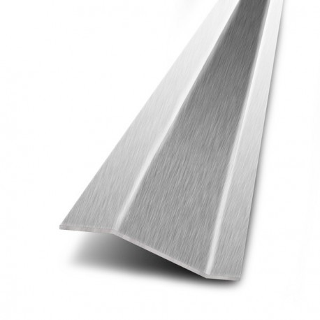 Seuil multi-niveaux 40 x 2700 mm - Inox brossé