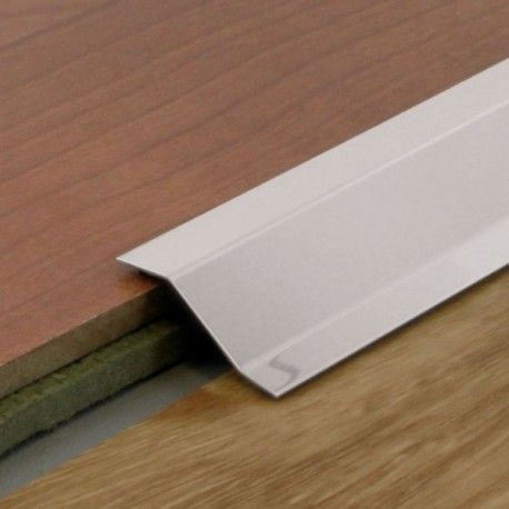 Seuil multi-niveaux 40 x 2700 mm - Inox brossé