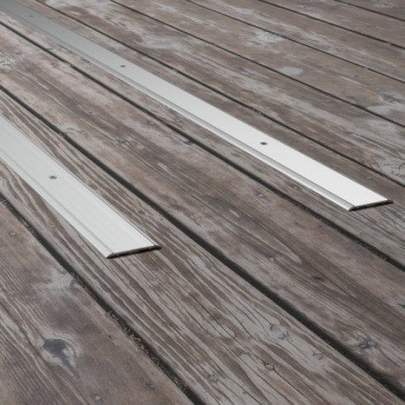 Profilé strié antidérapant 55 x 3000 mm - Aluminium naturel