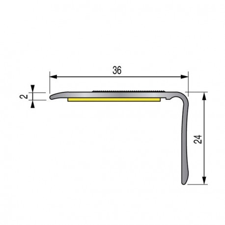 Nez de marche aluminium 6VA