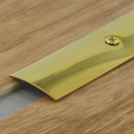 Seuil plat inox à visser