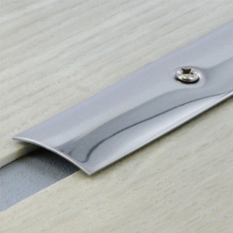 Seuil plat inox grande longueur