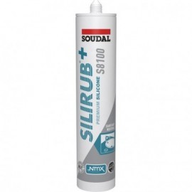 Mastic silicone sanitaire - SILIRUB + S8100