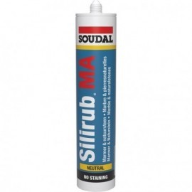 Mastic silicone sanitaire - SILIRUB MA Pierres Naturelles