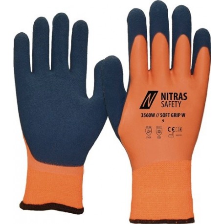Lot gants de protection contre le froid SOFT GRIP W NITRAS
