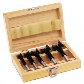 Jeu forets à façonner 5 pièces revêtement carbure tungstène