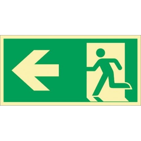 Lot panneau d´évacuation DIN EN ISO 7010