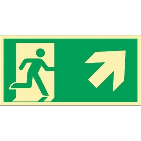 Lot panneau d´évacuation DIN EN ISO 7010