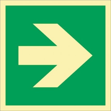 Lot panneau d´évacuation DIN EN ISO 7010