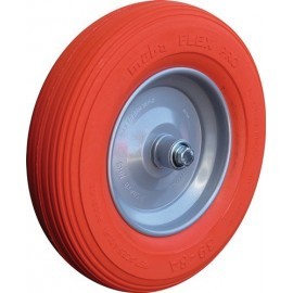 Roue polymère D. de la roue 400 mm l. roue 100 mm