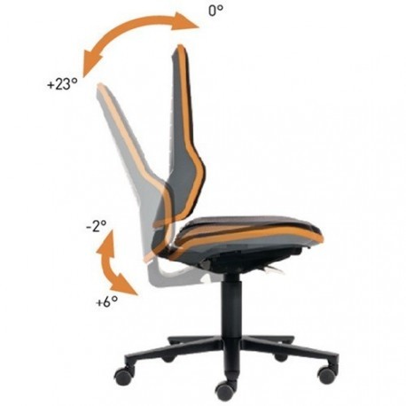 Chaise d’atelier pivotante Neon BIMOS