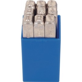 Jeu chiffres frapper 330 9 pièces chiffres 0-9 H police 20mm