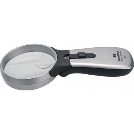 Loupe à main à éclairage Tech-Line CLASSIC SCHWEIZER