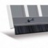 Bas de porte garage en aluminium avec brosse IBS
