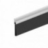 Bas de porte garage en aluminium avec brosse IBS