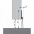 Bas de porte garage en aluminium avec brosse IBS