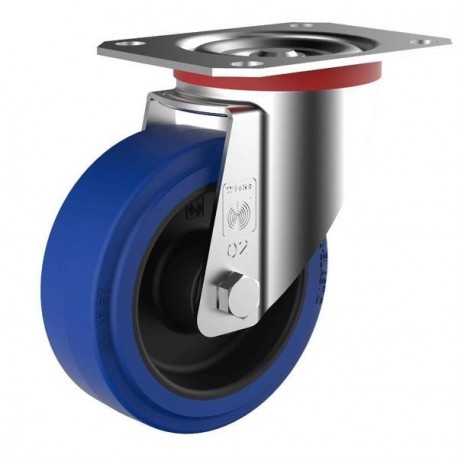 Roulettes série élastique bleu