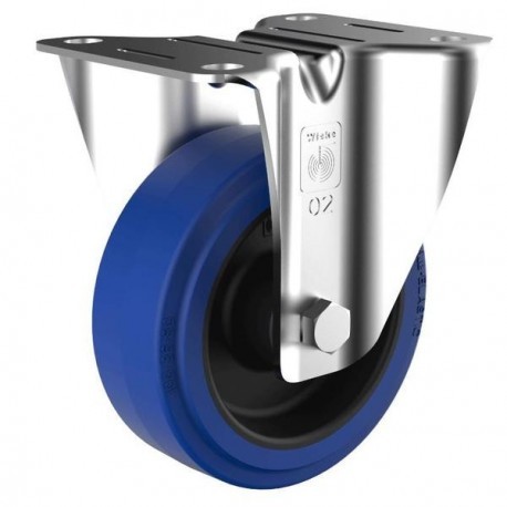 Roulettes série élastique bleu