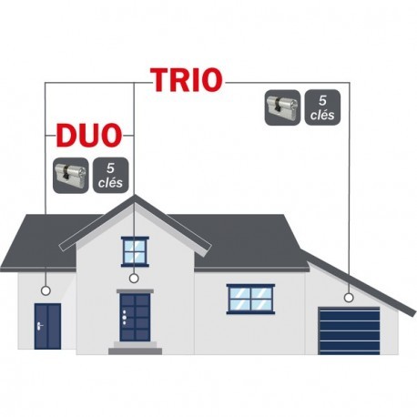 Cylindres s'entrouvrant ISR6 par lot
