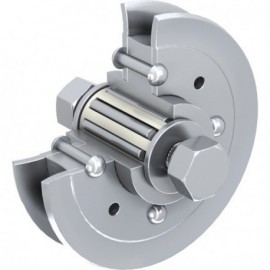 Galets seuls pour montures de rail fer plat étiré