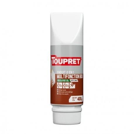 Enduit de lissage multifonction bois 2 en 1 pâte