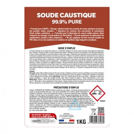 Soude caustique pure