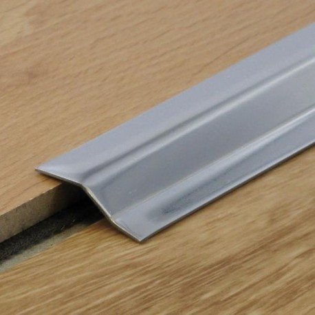 Seuil multi-niveaux PRESTO 40 x 930 mm - Inox brillant