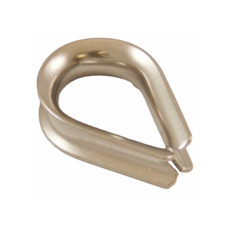 Cosse-coeurs légères inox aisi 316 cosse-coeur inox ø 3 mm 3 mm 1 pièce(s) inox 316 - pramac