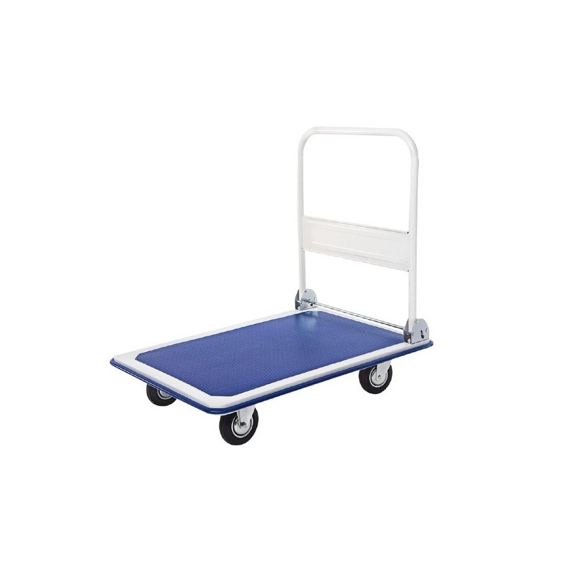 Chariot de manutention rabattable 150/300kgs 8.3 kg 150 kg 1 pièce(s) acier chariot de manutention 730 x 470 mm 150 kg repliable 730 mm 470 mm caoutch