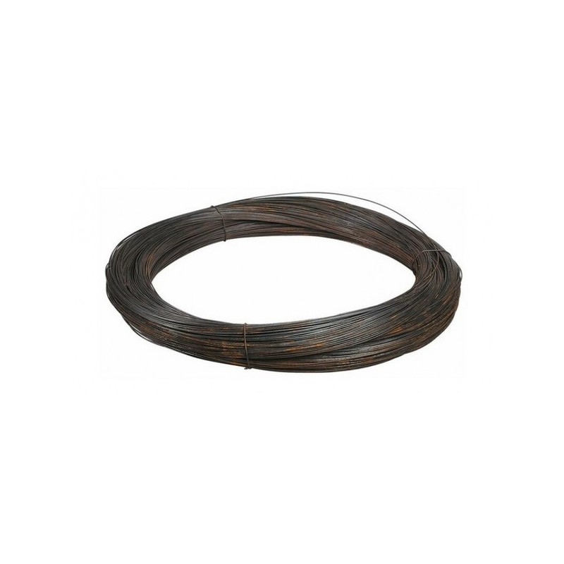Fil de fer recuit noir n°08 ø1,3 mm fil de fer recuit noir n°08 ø1,3 mm 1 couronne(s) de 5 kilogramme(s) - britexco