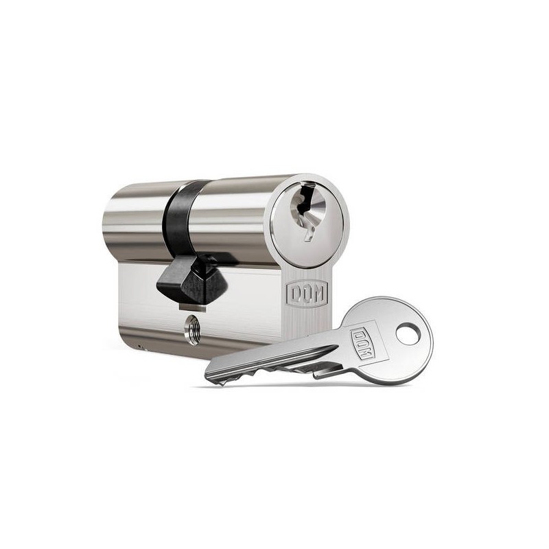 Cylindre européen pm2 nickelé varié double 30 x 30 mm 1 pièce(s) cylindre européen pm2 - dom metalux