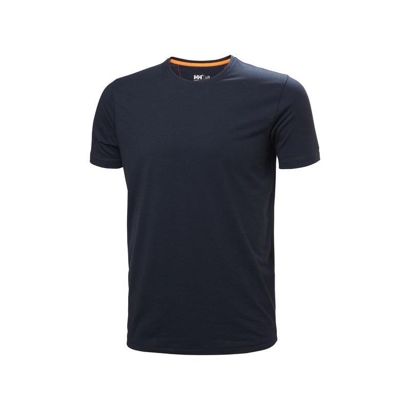 T-shirt chelsea evo s 100 - 200 g bleu t-shirt 0 1 pièce(s) coton / polyester / élasthanne t-shirt chelsea evo marine ts - helly hansen