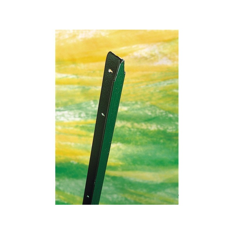 Poteau t plastifié vert 1 pièce(s) poteau t plastifié vert 2 m 30x40 - dirickx