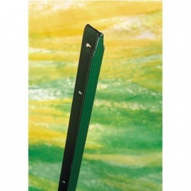 Poteau T plastifié vert