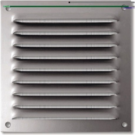 Grilles métalliques à persiennes