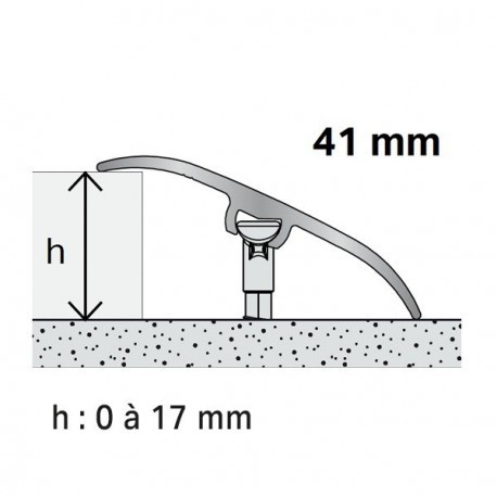 Seuil multi-niveaux aluminium HARMONY