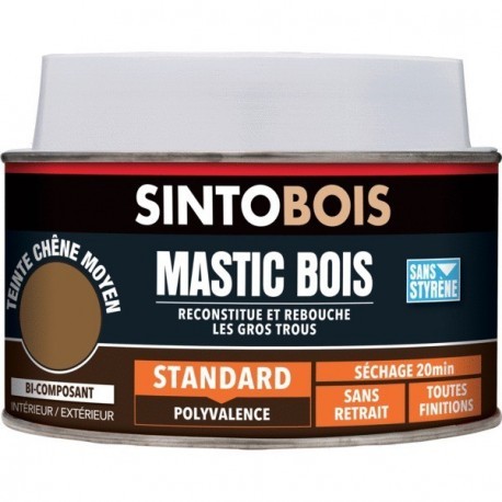 Mastic Bois Standard bi-composant
