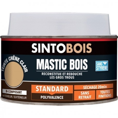 Mastic Bois Standard bi-composant
