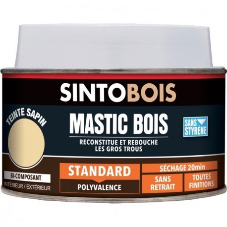 Mastic Bois Standard bi-composant