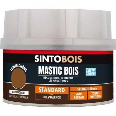 Mastic Bois Standard bi-composant