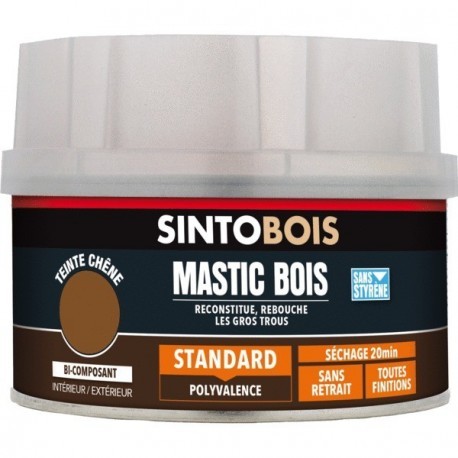 Mastic Bois Standard bi-composant