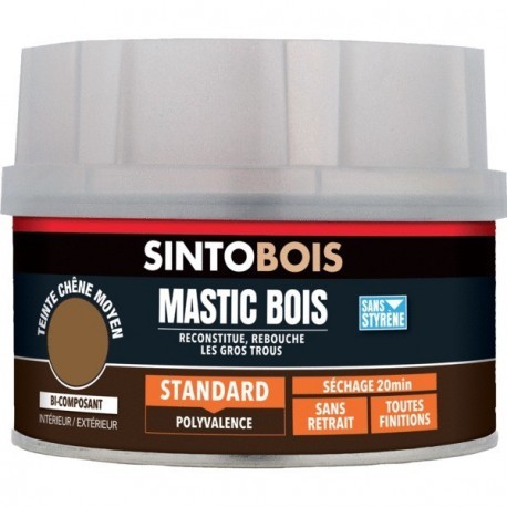 Mastic Bois Standard bi-composant
